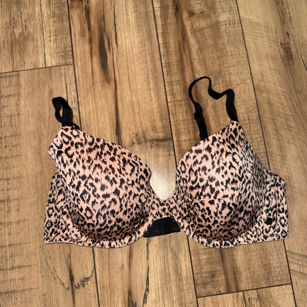 Cheetah print bra